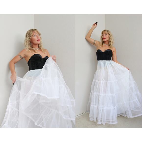 1980's Vintage Fancy Frocks Crinoline Petticoat Skirt Women's One Size Fits All - Picture 1 of 9